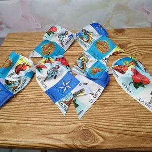 Mexican Loteria Large Hair Bows